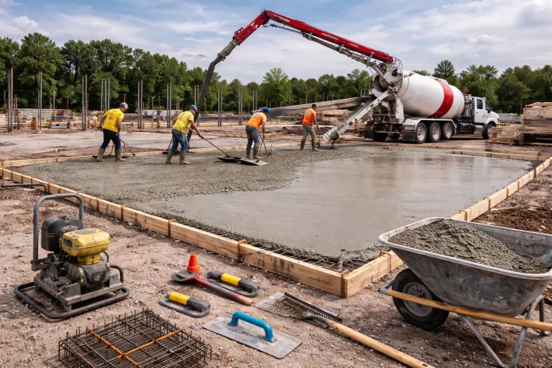 Commercial Slab Installation in Clermont, FL